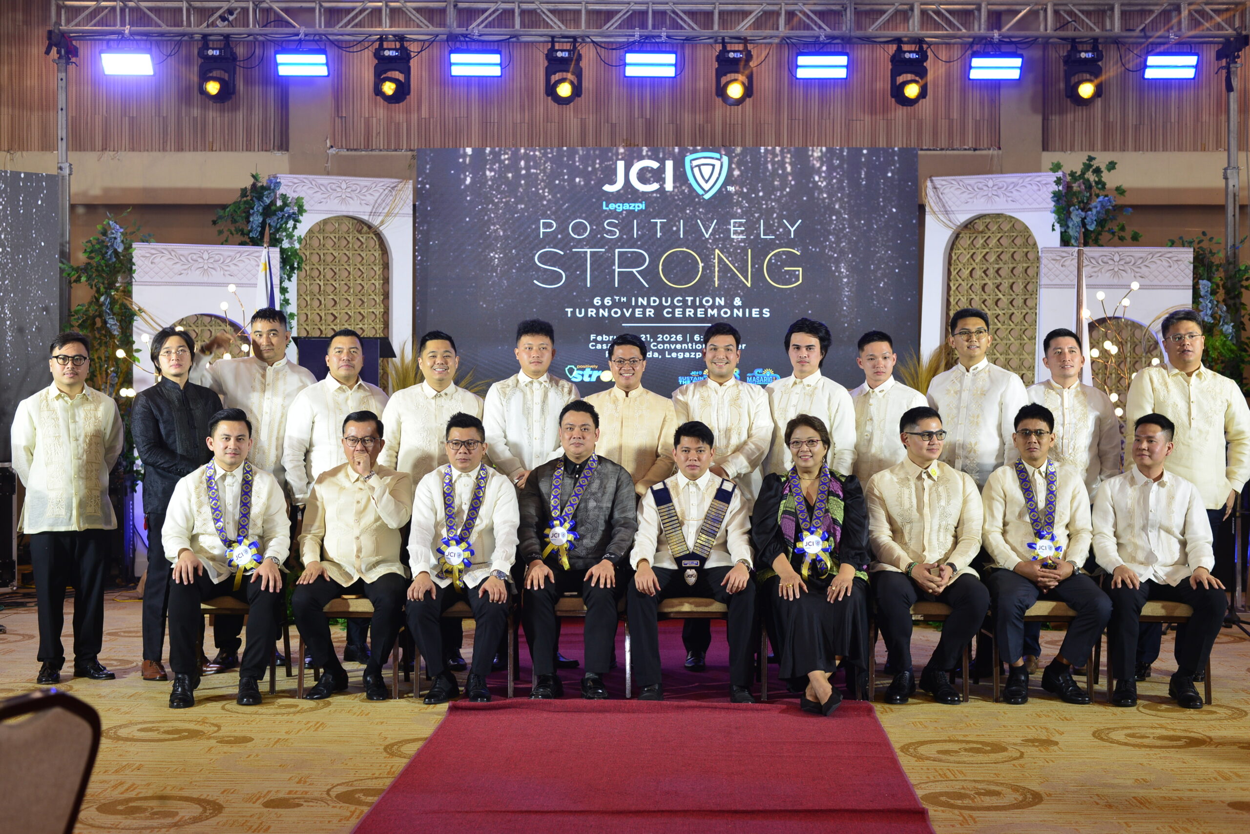 JCI Legazpi Welcomes New Leadership During 66th Induction and Turnover Ceremonies